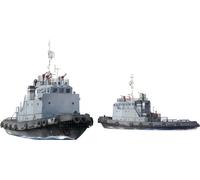 TAKOM - Model Boat Type 192 & 192a Harbour Tugboat |takom|6011| 1:350 Model Tank Promo