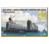 タコム(TAKOM) Tacom TKO6006 1/350 US Navy ABSD-1 Split Floating Dock Plastic Model Molded Color