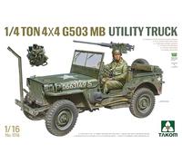 TAKOM TAK1016 1016 1/4-Tone 4×4 G503 MB Utility Truck Including Figure Scale 1:16 Model Making (TKO1016)