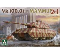 TAKOM TAK2156 1:35 VK100.01 (P) MAMMUT 2 in 1 Tank Model Military Kit (TKO2156)