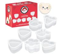 Takonashi® Onigiri Molds - 7 Fun Onigiri Sushi Molds with Different Shapes - Animals, Star, Heart, Triangle - Fun Sushi Trays - Japanese Kitchen Kit - OriginalCorner®