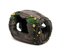 TAKOXIA Fishtanks Resin Decoration Aquariums Broken WineBarrel House Landscaping Decorations Cave House Shelter House Ornament