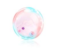 TAKOXIA Interactive or Toy with ghts Auto Rolling with Cute Plush Animal Inside Battery Powered Random Moving