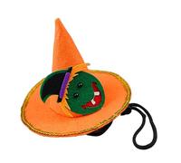 TAKOXIA Pointed Witch Hat Shape Hat for Halloween Party Pet Dogs Keep Warm Headwear Winter Halloween Cosplay Accessories