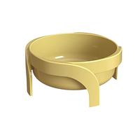 TAKOXIA Raised Food Bowl Neck Protection Anti-Vomiting Elevated Dog Bowls with Stand Single Dish for Small Medium Dogs
