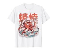 Takoyaki Attack Octopus Kaiju Food Squid Wave Japanese Snack T-Shirt