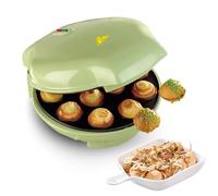 Takoyaki Maker - Electric Multi-Function Breakfast Machine, Non-Stick Coating, 12 Holes Takoyaki Pan with Indicator Light for Pancake Ball Puff