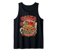 Takoyaki Osaka Japan Octopus Tako Japanese Food Tank Top