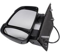 TAKPART 1 PC Full Door Wing Mirror Electric Heated Short Arm Left Passenger Side N/S Compatible for Peugeot Boxer 2006 On 7701061191 (Includes Indicator Flasher Lens And Bulb)