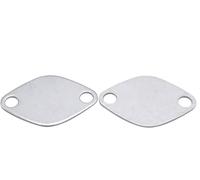 TAKPART 1 Set EGR Valve Blanking Plates Kit Compatible for Espace Laguna Master Trafic Movano 2.2 2.5 dCi