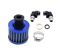 TAKPART 13mm Universal Blue Breather Cold Air Filter Motorbike Air Intake Filter