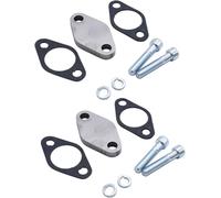 TAKPART 2 Set 8MM EGR Valve Blanking Block Plates Kit with Gasket Compatible for E39 E46 E53 E60 E61 E65 E66 E87 E91 X3 X5 318D 320D 330XD