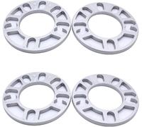 TAKPART 4 PCS 10mm Wheel Spacer Alloy Aluminum Shims 4&5 Stud Universal Spacer 76mm Centre Bore 98mm-120mm PCD