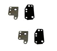 TAKPART 4 Pcs/2set Brake Vacuum Water Pump Gaskets Compatible for Ford Transit Mk6 Mk7 2.4 DI TDCI TDE 2000-2013 LTI TX 2.4 DI 2002-2009 1096559 1103683 4611835