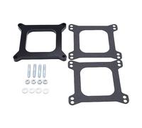TAKPART Carb spacers 1/2" Tall Open Phenolic Carburetor Spacer Compatible for Holley 4150/4160 4bbl. SBC BBC Carb