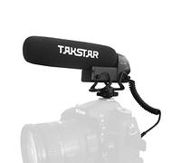 Takstar SGC-600 Camera Microphone, Super-Cardioid Condenser External Video Microphone, Shotgun Microphones for Vlog Video Studio DSLR Smartphone Film Production Recording