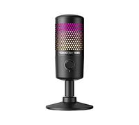 Takstar USB Gaming Microphone, RGB Computer Gaming Mic, OTG, Real-Time Monitoring, Noise Canceling, Mute Button, Condenser Microphone for Live-Streaming YouTube PS4/PS5 Mac iOS Android GX1
