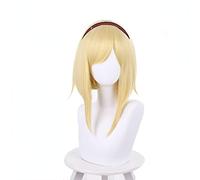 Takt Op. Destiny Cosplay Wig Cosette Schneider Cosplay Wig Women Yellow 38cm Headwear Heat Resistant Synthetic Hair