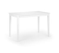 Julian Bowen Taku 4 Seater Satin White Dining Table - Wilko