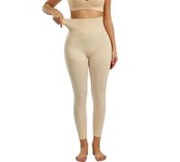 Takusun Women's Seamless High Waist Target Firm Control Shapewear Compression Leggings Butt Lift Thigh Slimmer Pants - beige - Medium