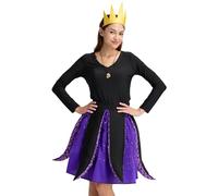 Takuvan Octopus Costumes Adult Women Halloween Purple Skirt 5PCS Deluxe Tentacle Suit Cosplay Party Sea Witch Outfit Unisex