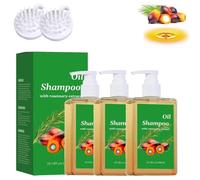 Takuyi Cool Shampoo,Takuyi 3 In 1 Shampoo,Oil Shampoo Conditioner with Rosemary Extract,Natural shampoo De Para La Caida Del Cabello for Hair Growth,Nourishes and Regenerates Hair (3pcs)