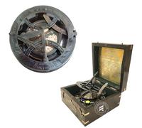 TAL The Antique's Lab 5-Inch Antique Large Sundial Compass in Rosewood Case - Top Grade, Perfectly Calibrated Vintage Decor Anniversary, Baptism, Gift Item