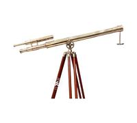 TAL The Antique's Lab Brass Shiny Telescope with Tripod Stand - Perfect for Distant Viewing and Nautical Perfect for Home Decor Collectible Gift Item