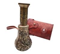TAL The Antique's Lab Royal Pirates Handcrafted Dollond London Antique Handheld Telescope with Leather Case - Marine Nautical Spyglass for Home Decor - Unique Handmade Collectible 6 inch