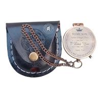 TAL The Antique's Lab to Our Son, Love Dad | Love Mom Compass - Graduation Day, Birthday, Confirmation Gift for Son - Engraved Message from Parents