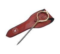 TAL The Antique's Lab Vintage 8" Brass & Steel Navigation Divider with Leather Case - Professional Artist Drawing Tool, Marine Compass, Solid Steel Points