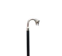 TAL The Antique's Lab Vintage Wooden Walking Cane for Men with Silver Brass Knob Handle - Antique Style Gift for Men and Women