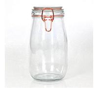 Tala 1.5L Glass Copper Clip Top Storage Jars Spices Pasta