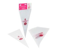 Tala 10 Recycable Strong Icing Bags, Super strong and reuseable, White