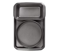Tala Set of 3 Non-Stick Steel Loaf Springform Cake Baking Tray Pan Dish Tin