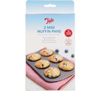 Tala 2 Mini Muffin Tin Non-Stick Baking Tray - Even Heat Muffin Trays for Mini
