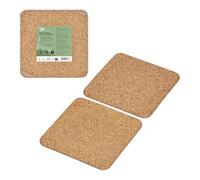 Tala FSC MIX 2 Square Hot Pot Stands in Natural Cork