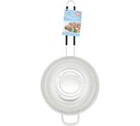 Tala 20.5cm Stainless Steel Strainer with Soft Grip Handle, Ideal for use as Colander or Sieve. Perfect for draining and rinsing Fruits and Vegetables, Pasta Rice, Pulses, Beans