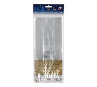 Tala 20 Printed Snowflake, Cellophane Treat Bags, Perfect for Homemade Truffles, Chocolates, and Sweets for Gifting, Occasions, and Events