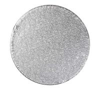 Tala 8 Inch / 20cm Diameter Cake Drum, Extra Strong with 12mm Thickness, with Silver Foil Base, Perfect Cake Board for Heavy Cakes