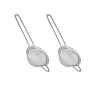 Tala 8cm Stainless Steel Sieve Set Pack of 2, Fine Mesh Kitchen Strainers for Flour, Icing Sugar, Tea & Baking, Durable, Rust-Resistant Mini Sieves