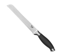Tala Bread Knife with soft grip handle, 20cm, Serrated and Tapered Manganese Steel Infused Blade, Perfect for Slicing Bread and Buns