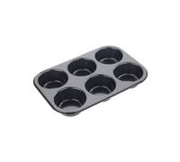 Tala Carbon Steel 6 Cup Muffin Tin Black