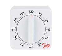 Tala Classic 2 Hour White Mechanical Timer, 60 Minute Adjustable Timer with Loud Ringer, Perfect for your Cooking and Baking needs, Made using BPA Free Plastic