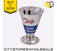 Tala Cooks Measure Dry & Wet Measuring Cup Stainless Steel Kitchen Baking Tool