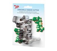 Tala Crocodile Cookie Cutter, Detailed Biscuit Cutter for Baking, Perfect for Fondant and Dough, Stainless Steel Cutter