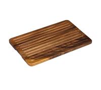 Tala Crumb Catcher Bread Board in Lacquered Acacia with Finger Recesses