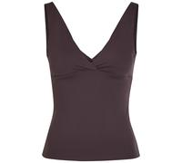 Tala Dayflex V-neck Stretch-jersey Vest - Brown - S (UK8-10 / S)