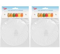 Tala Easy Grip Rubber Jar Opener, Non-Slip Grip Tool for Jars & Bottles, BPA-Free, 16cm Wide, Kitchen Aid for Weak Hands, Seniors & Arthritis Relief, Dishwasher Safe (Pack of 2)