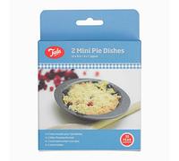 Tala 10A11619 Everyday Non Stick Set of 2 Mini Pie Dishes, Carbon Steel, Grey